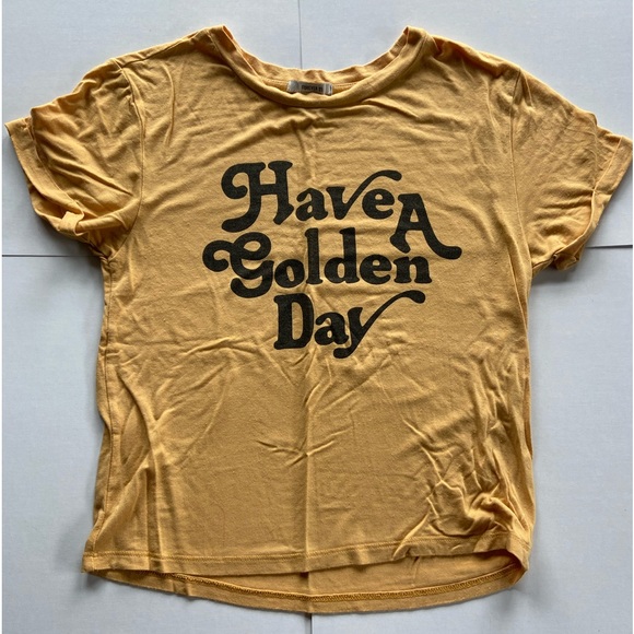 Forever 21 Golden day T-shirt - Picture 1 of 4